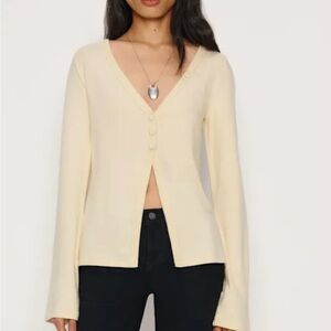 NWT Reformation Millie Knit Top